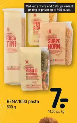 REMA 1000 REMA 1000 pasta tilbud