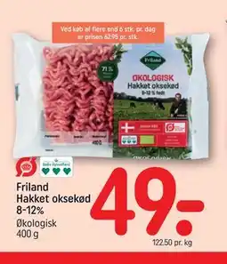 REMA 1000 Friland Hakket oksekød 8-12% tilbud