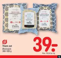 REMA 1000 Them ost tilbud