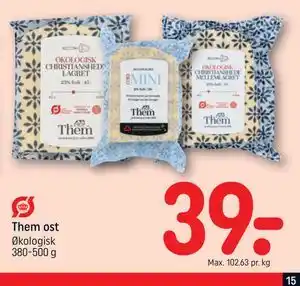 REMA 1000 Them ost tilbud