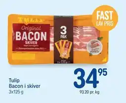 REMA 1000 Tulip Bacon i skiver tilbud