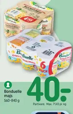 REMA 1000 Bonduelle majs tilbud