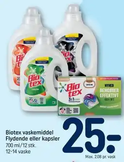 REMA 1000 Biotex vaskemiddel tilbud