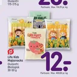 REMA 1000 Life Kids Majssnacks tilbud