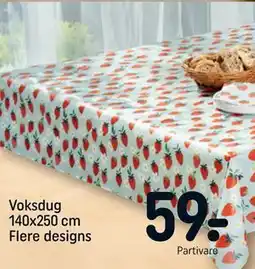 REMA 1000 Voksdug 140x250 cm tilbud