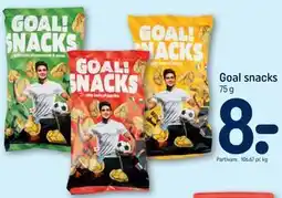REMA 1000 Goal snacks tilbud