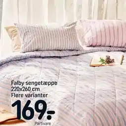 REMA 1000 Falby sengetæppe 220x260 cm tilbud
