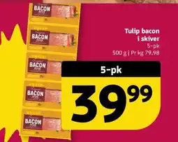 Løvbjerg Tulip bacon i skiver 5-pk tilbud