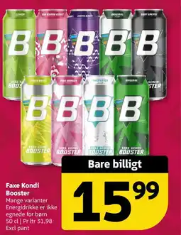 Løvbjerg Faxe Kondi Booster tilbud