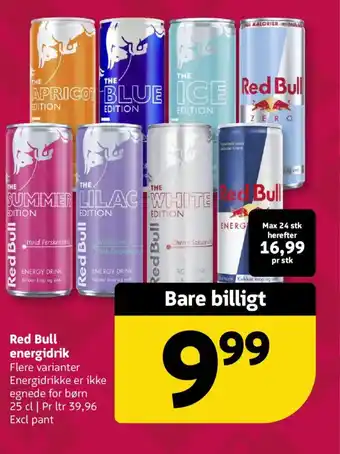 Løvbjerg Red Bull energidrik tilbud