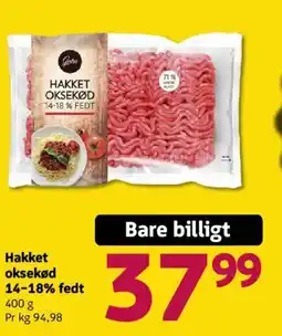 Løvbjerg Hakket oksekød 14-18% fedt tilbud