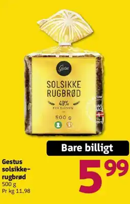 Løvbjerg Gestus solsikke- rugbrød tilbud