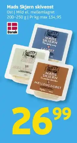 Løvbjerg Mads Skjern skiveost tilbud