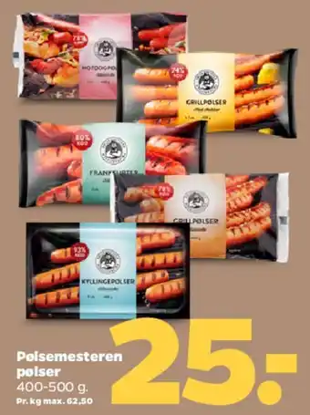 Netto Pølse mesteren (pølser) tilbud