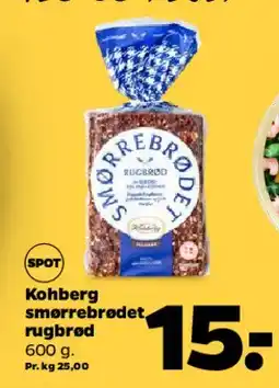 Netto Kohberg smørrebrød rugbrød tilbud