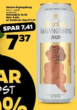 Netto Harboe Årgangsbryg 2026 tilbud