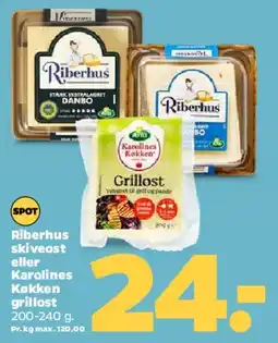Netto Riberhus skivetost / Karolines grillost tilbud