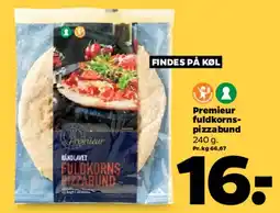 Netto Premieur fuldkorns-pizzabund tilbud