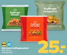 Netto Kyllinge (kebab, strimler, nuggets) tilbud