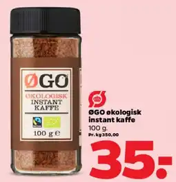 Netto Økologisk instant kaffe tilbud