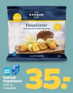 Netto Rahbek Fiskefiletter tilbud