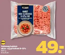 Netto Velsmag hakket okse- & grisekød tilbud
