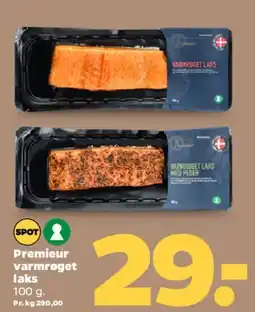 Netto Premium varmrøget laks tilbud