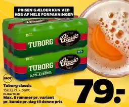 Netto Tuborg classic (kasse) tilbud