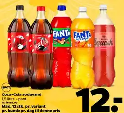 Netto Coca‑Cola sodavand (1,5 L) tilbud