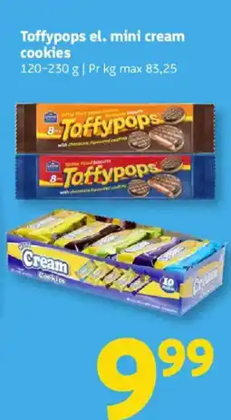 Løvbjerg Toffypops el. mini cream cookies tilbud