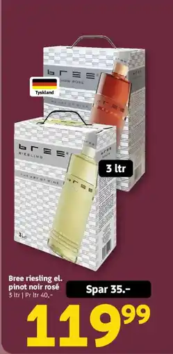 Løvbjerg Bree riesling el. pinot noir rosé tilbud