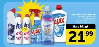 Løvbjerg Ajax, Klorin, Dun-let el. Vel tilbud