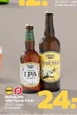 Netto Ørbæk IPA eller Fynsk Forår tilbud