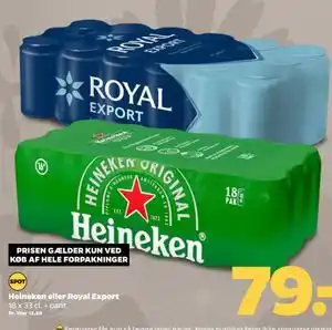 Heineken eller Royal Export