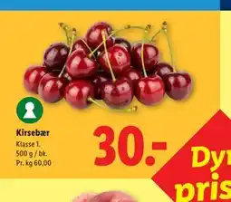 Lidl Kirsebær tilbud