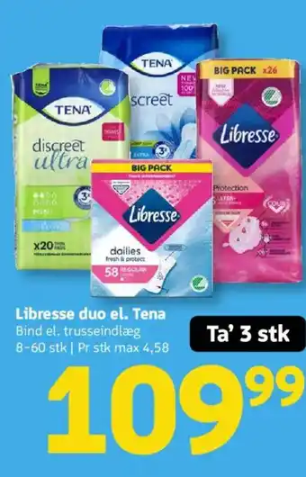 Løvbjerg Libresse duo el. Tena tilbud