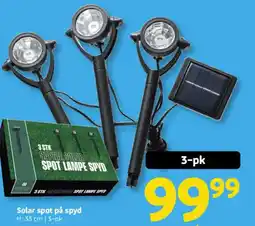 Løvbjerg Solar spot på spyd tilbud
