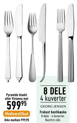 Imerco GEORG JENSEN Frokost bestikæske tilbud