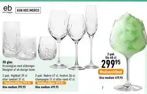 Imerco XO glas tilbud