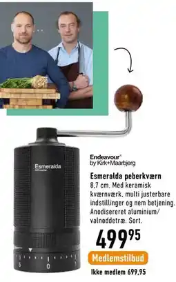 Imerco Esmeralda peberkværn tilbud