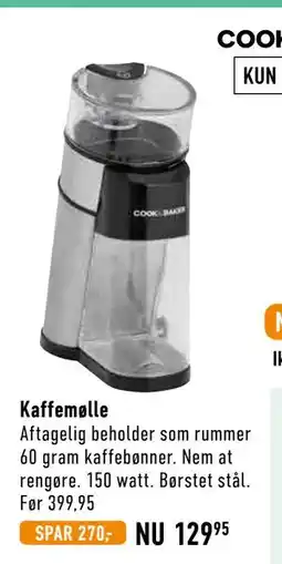 Imerco COOK&BAKER Kaffemølle tilbud