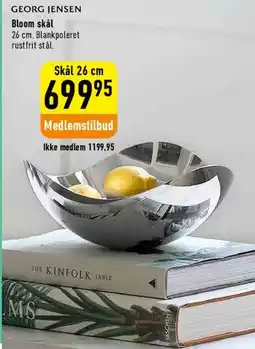 Imerco Bloom skål 26 cm tilbud