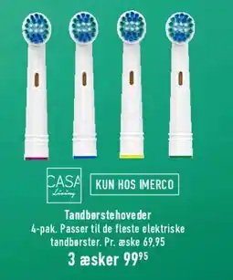 Imerco Tandbørstehoveder 3-pak tilbud