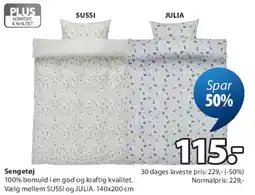 JYSK Sengetøj SUSSI / JULIA tilbud