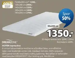 JYSK HOPEN topmadras tilbud