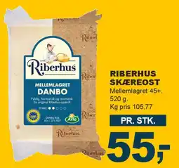 Let-Køb Riberhus Mellemlagret Danbo (Skæreost) tilbud