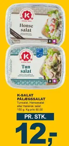 Let-Køb K-Salat Pålægssalat tilbud