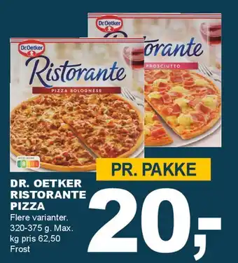 Let-Køb Dr. Oetker Ristorante Pizza tilbud