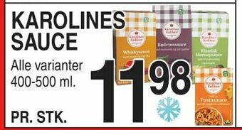 ABC Lavpris Karolines sauce tilbud
