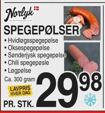 ABC Lavpris Spegepølser tilbud